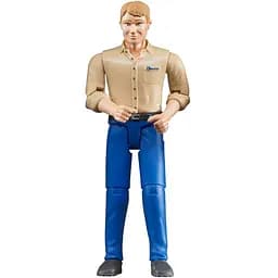Iгрова фiгурка Bruder bworld Людина у блакитних джинсах 11 см (60006)