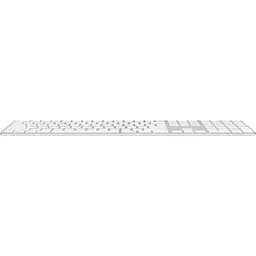 Клавіатура Apple Magic Keyboard with Touch ID Bluetooth/USB UA White (MXK73UA/A) - мініатюра 3
