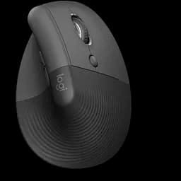 Миша вертикальна бездротова Logitech Lift Graphite (910-006494) - мініатюра 1