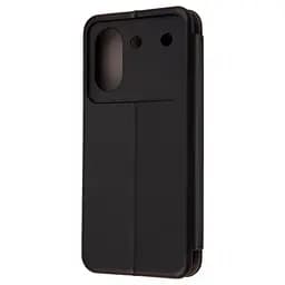 Чехол-книжка для ZTE Blade A54 4G, G-Case, черный, кожаный чехол-книжка из экокожи (PU) и TPU, с магнитом, с подставкой и вместительным кардхолдером, противоударный, защита всего корпуса, ArmorStandart (ARM70731) - мініатюра 2