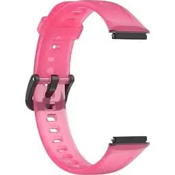 Силіконовий ремінець Becover Crystal Style для Huawei Band 7/Honor Band 7 Hot Pink (709432)