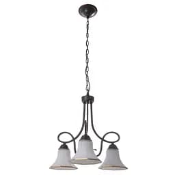 Люстра підвісна Brille кантрі E27 60W BK (BKL-576S/3)