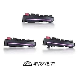 Клавіатура Keychron C3 Pro V2 87Key K pro Brown USB-A QMK Hot-swap 8K EN/UKR RGB Black (C3PX-H3-UA) - мініатюра 6