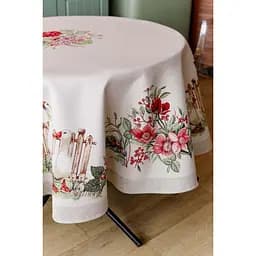 Скатертина Прованс Гуси кругла Dx136 см (34129)