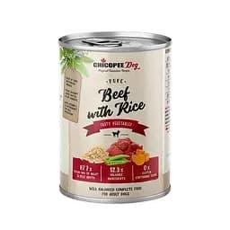 Консерви Chicopee (Чикопі) Dog Adult Pure Beef & Rice 400 г х 6 шт для собак яловичина з рисом