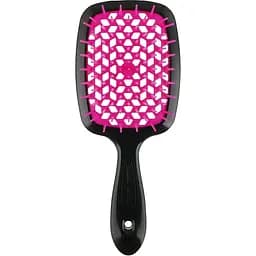Щітка для волосся Janeke Superbrush чорна з фуксією
