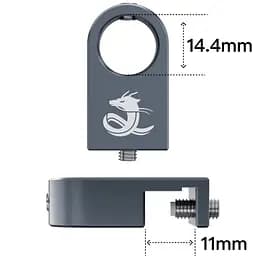 Тримач для трубок 13мм, трубок Chihiros Metal Pipe Clamp 13мм - мініатюра 3