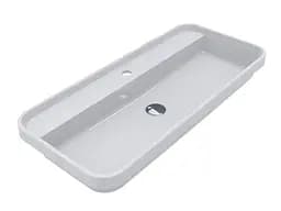 Умивальник Miraggio OCEAN 900 (8814008) Miramarble, Глянцева, Накладний/Врізний, Білий