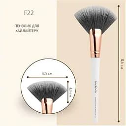 Пензлик косметичний TopFace PT901 F22 для хайлайтеру - мініатюра 2