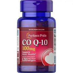 Коензим Puritan's Pride Q-SORB Co Q-10 100 mg 120 капсул