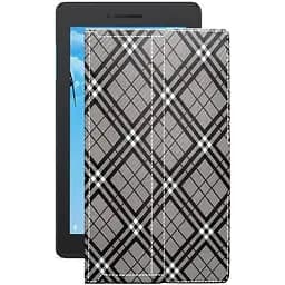 Чехол StatusCASE из экокожи для планшета Lenovo Tab E7 TB7104L Клеточки