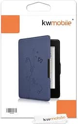 Електронна книга kwmobile, призначена для Amazon Kindle Paper білі мотики - Відкидний футляр для електронної книги з магнітним крі - мініатюра 4