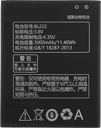 Акумулятор TOTO BL222 for Lenovo 2500/3000 mAh - мініатюра 2