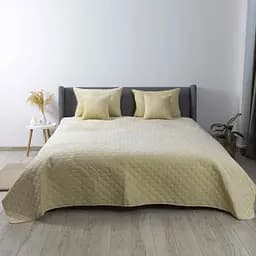 Покрывало ТЕП Velour бежевое ромб прямой 180 x 240 см (4-00516_21692)