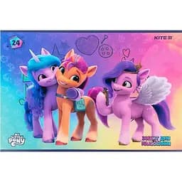 Зошит для малювання Kite My Little Pony А4 24 аркуші малюнок 1 (LP24-242)
