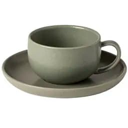 Чашка Casafina Pacifica для чая с блюдцем 12,1 см 220 мл зеленая (560673981674)