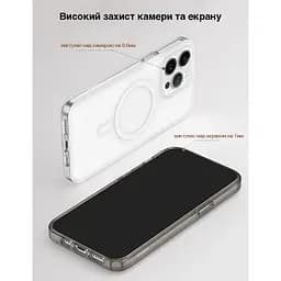 Чохол Vokamo Glacier для iPhone 15 Plus з магнітом білий матовий - мініатюра 7