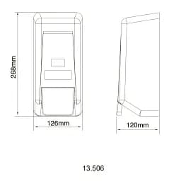 Дозатор рідкого мила Hotec 13.506 ABS White - мініатюра 5