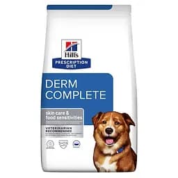 Сухий корм Hill’s Prescription Diet Derm Complete для собак при харчовій алергії та атопічному дерматиті, 12 к