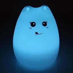 Ночник силіконовий LED Supretto Кішечка (5106) - мініатюра 4