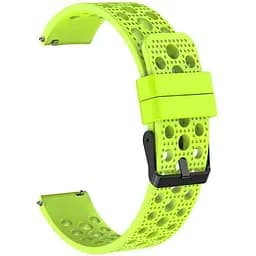 Ремешок для Realme Watch - зеленый ширина крепления 20мм силикон Watchbands double (W38-9WB38073125)