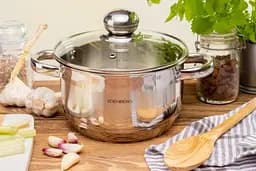 Кастрюля с крышкой Edenberg EB-3006 22 см 4,8 л