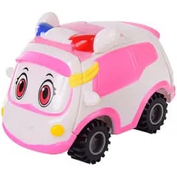 Детский конструктор-машинка Bambi 25556 городские службы Розовый 