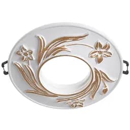 Світильник точковий Brille HDL-M34 WH/G MR16 36-104