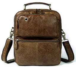 Сумка з ефектами старовини чоловіча Vintage 23х27х7,5 см sum0028950