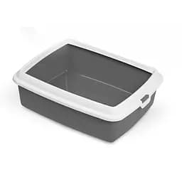 Туалет для кошек с рамкой MPS HYDRA MAXI GREY 50 x 40 x 16.5 см