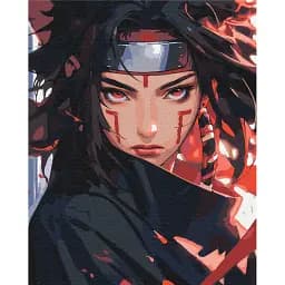 Картина по номерам Brushme Ниндзя 40x50 см