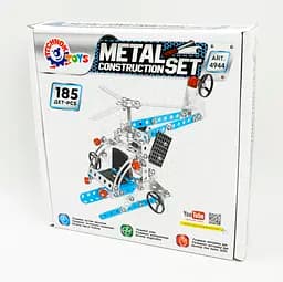 Конструктор Металлический Вертолет, ТехноК, 4944