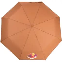 Женский складной зонтик механический Airton 99 см коричневый