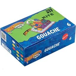 Гуаш Kite Hot Wheels 6 кольорів (HW25-062)
