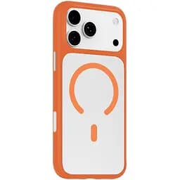 TPU+PC чохол Blueo Skin Friendly Frosted with MagSafe для Apple iPhone 17 Pro (6.3) Помаранчевий / Orange
