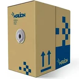 Кабель Merlion КВПЕВ (100) 4x2x0,50 (FTP-cat.5E), CU, для внутр. робіт, 305 м, White