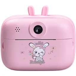 Фотоаппарат детский Happy Life HPS1P Зайчик с функцией мгновенной печати, розовый