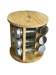 Органайзер для специй Bohmann BH 7864-12 набор 12 стеклянных баночек подставка лейка