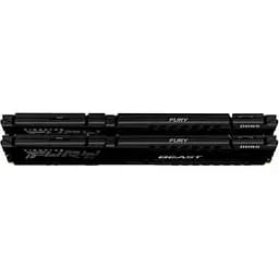 Модуль пам'яті для комп'ютера DDR5 32GB (2x16GB) 5200 MHz Beast Black Kingston Fury (ex.HyperX) (KF552C40BBK2-32) - мініатюра 3