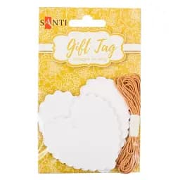 Комплект крафт-тегов Santi Ажурное сердце 20 шт. (742561)