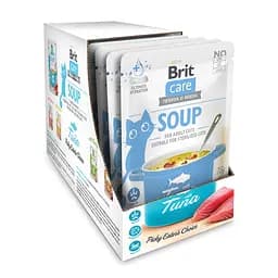 Набір Корм ​​вологий Brit Care Soup Tuna суп з тунцем д/котів 75 г 15 шт.