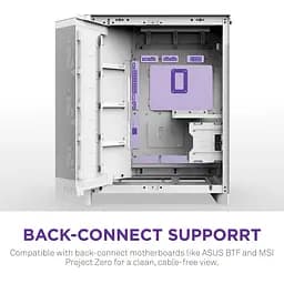 Корпус NZXT H9 Flow Tempered Glass без БЖ White (CM-H92FW-01) - мініатюра 7