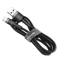 Кабель Baseus Cafule USB 2.0 to Lightning 1.5A 2 м Чорний/Сірий (CALKLF-CG1)