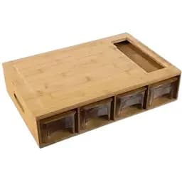 Бамбуковая доска с контейнерами RUHHY 20205