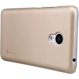 Чохол-накладка Nillkin Super Frosted Shield Meizu M3S Gold - мініатюра 6