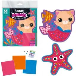 Набір для творчості Vladi Toys Історія русалоньки з м'якою мозаїкою та стразами (VT4511-21) - мініатюра 2