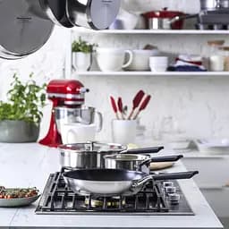 Набір сковорідок KitchenAid CSS 20/28 см з керамічним покриттям 2 предмети (CC005706-001) - мініатюра 4