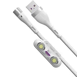 Кабель Baseus Zinc Magnetic Safe Cable USB to Type-C/Lightning/MicroUSB 5A 1m CA1T3-B02 White 1m
