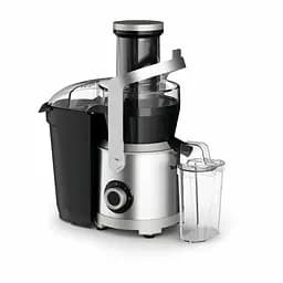 Tefal Соковыжималка Nutri XXL отцентрированная 1000Вт, чаша-0.8л, жмых-2.2л, желоб на целое яблоко, пластик/металл, черно-нержавеющая сталь