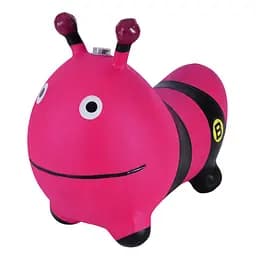 Дитяча іграшка-стрибун "Бджілка" Bambi RB2515 музика, світло Рожевий